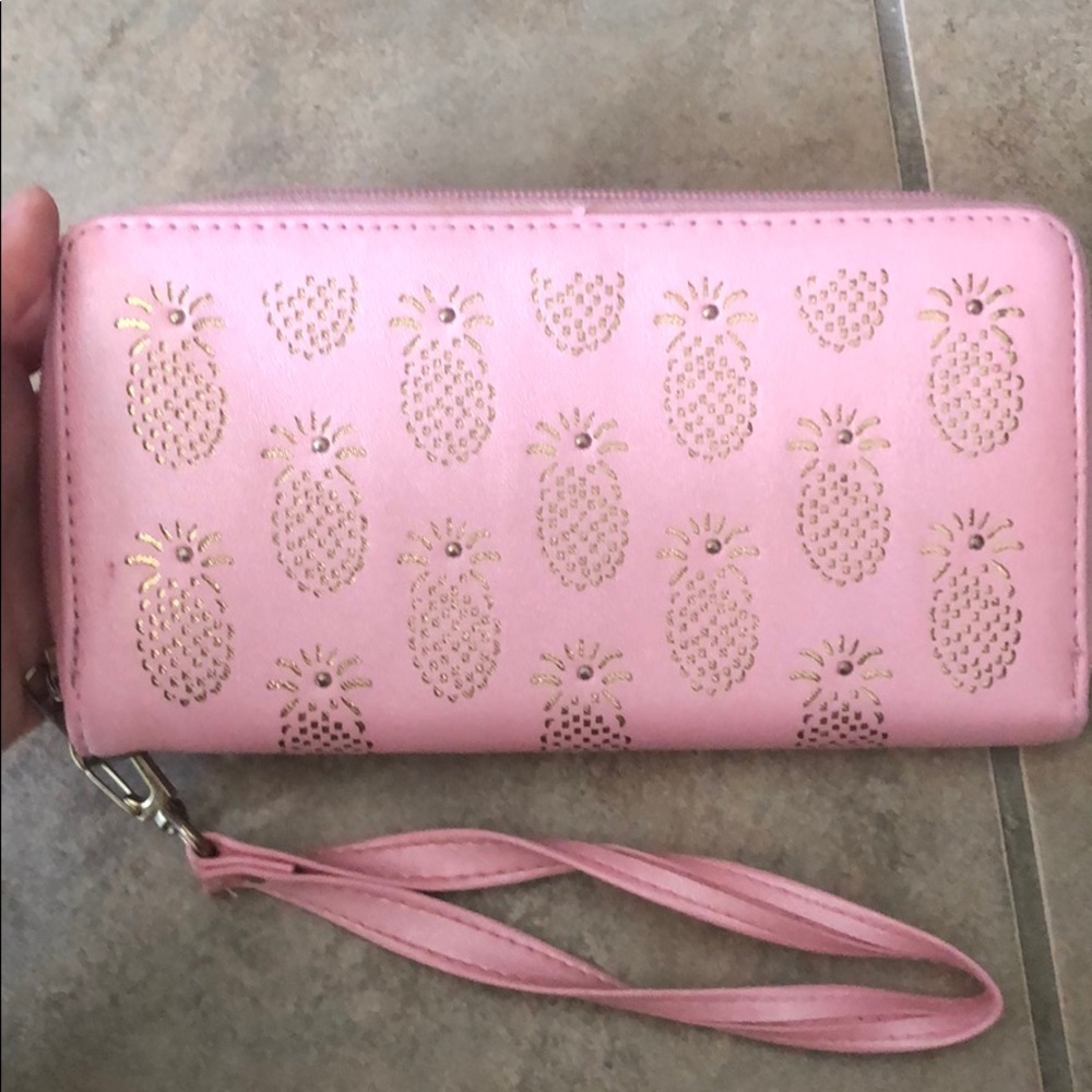 Pink wallet